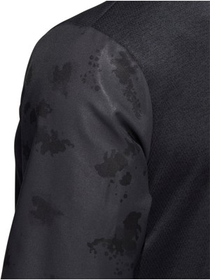 adidas Mens Splatter Print Quarter Zip Pullover