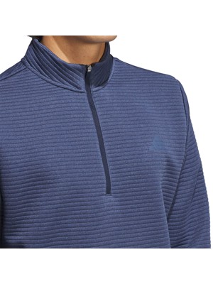 adidas Mens Ultimate365 DWR Textured Quarter Zip Pullover