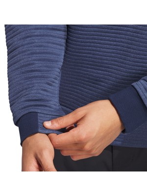 adidas Mens Ultimate365 DWR Textured Quarter Zip Pullover