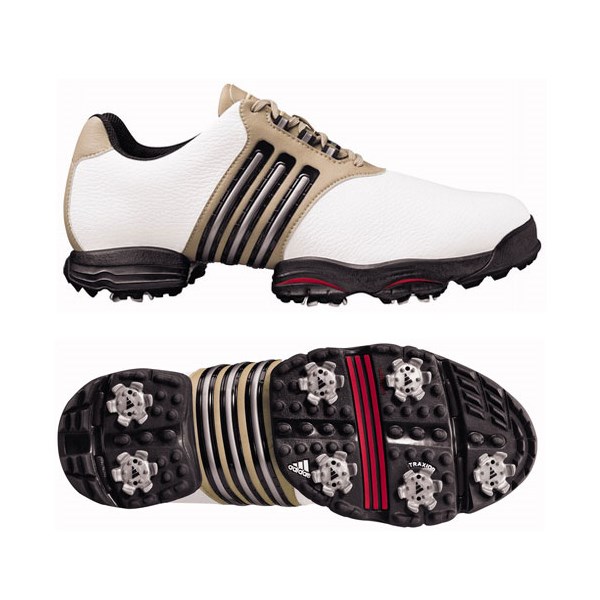 adidas Innolux Golf Shoes (White/Khakhi/Cyber Metal)