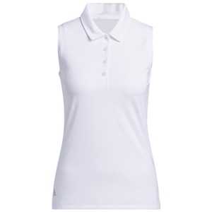 adidas Ladies Ultimate365 Solid Sleeveless Polo Shirt