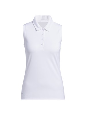 adidas Ladies Ultimate365 Solid Sleeveless Polo Shirt