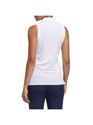 adidas Ladies Ultimate365 Solid Sleeveless Polo Shirt