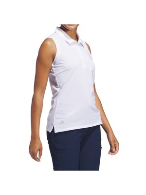 adidas Ladies Ultimate365 Solid Sleeveless Polo Shirt