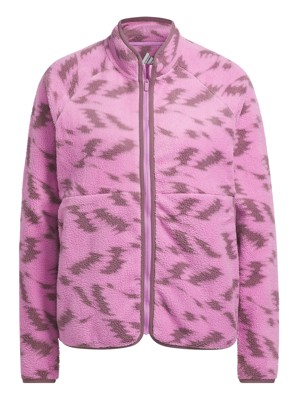 adidas Ladies Ultimate365 Printed Full Zip Fleece Jacket