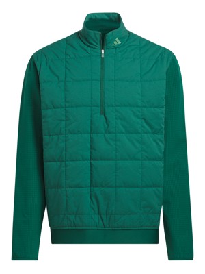 adidas Mens Ultimate365 Quilted DWR 1/2 Zip Pullover