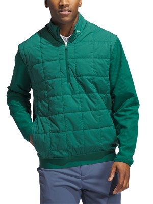 adidas Mens Ultimate365 Quilted DWR 1/2 Zip Pullover