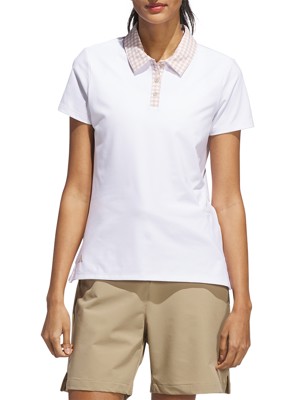 adidas Ladies Ultimate365 Gingham Polo Shirt