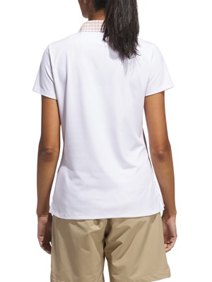 adidas Ladies Ultimate365 Gingham Polo Shirt