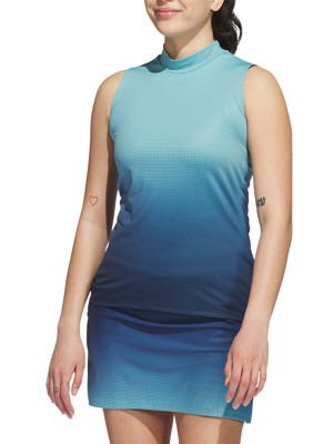 adidas Ladies Ultimate365 Gradient Sleeveless Mock Neck Top