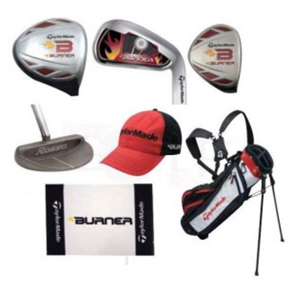 TaylorMade Junior Burner 9 Pc Golf Package Set 710 Years