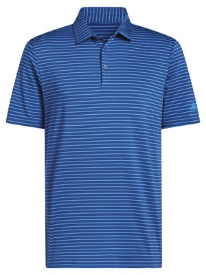 adidas Mens Performance Two-Colour Stripe Polo Shirt