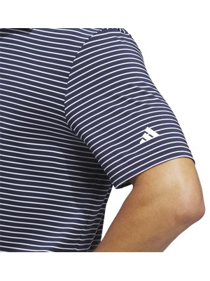 adidas Mens Performance Two-Colour Stripe Polo Shirt