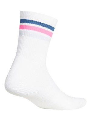 adidas Mens Half Crew 3-Stripe Socks (1 Pair)