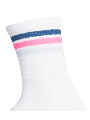 adidas Mens Half Crew 3-Stripe Socks (1 Pair)