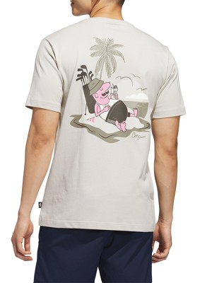 adidas Mens Golf Chip In Paradise Graphic T-Shirt