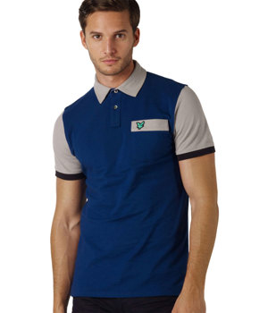 Lyle and Scott Mens Club Colour Block Polo 2012