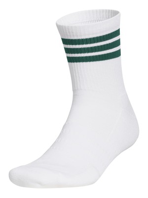 adidas Mens Half Crew 3-Stripe Socks (1 Pair)
