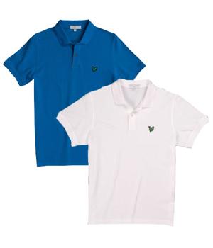 Lyle and Scott Mens Green Eagle Pique Polo Shirt 