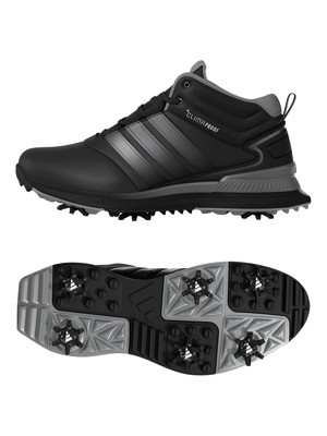 adidas Mens R2C Mid Climaproof Spiked Wide Golf Boots