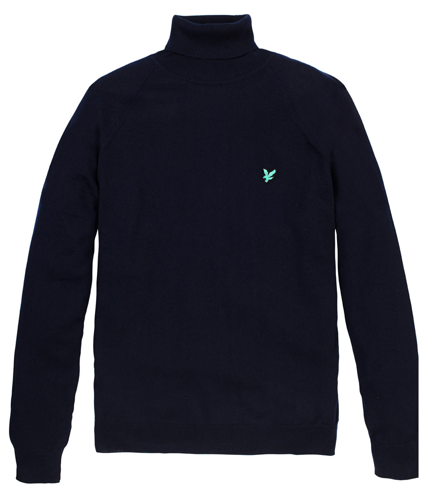 Lyle and Scott Mens Roll Neck Jumper - Golfonline