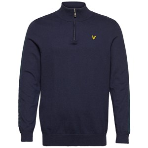 Lyle and Scott Mens Branded 1/4 Zip Pullover