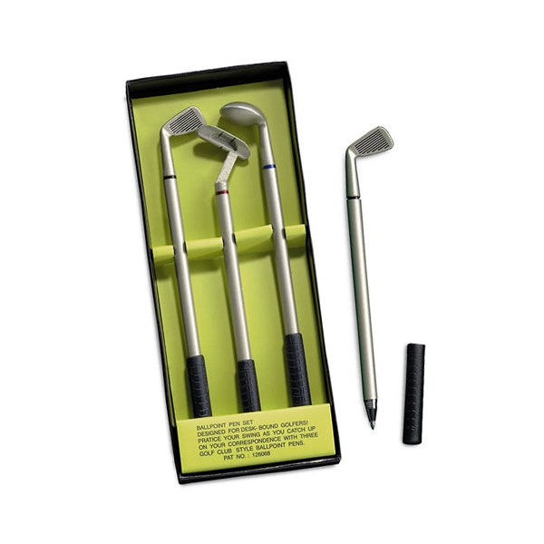 Miniature Golf Club Pens Gift Set