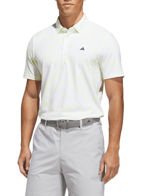 adidas Mens Ultimate 365+ Climacool Butterspun Print Polo Shirt