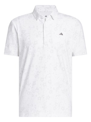 adidas Mens Ultimate 365+ Climacool Butterspun Print Polo Shirt