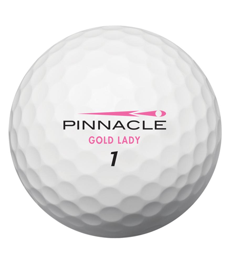 Pinnacle Gold Ladies Distance White Golf Balls (12 Balls) 2014