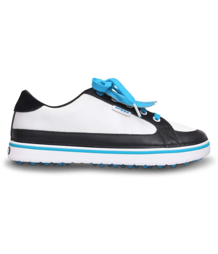 Crocs Ladies Braydn Golf Shoes (White/Blue)