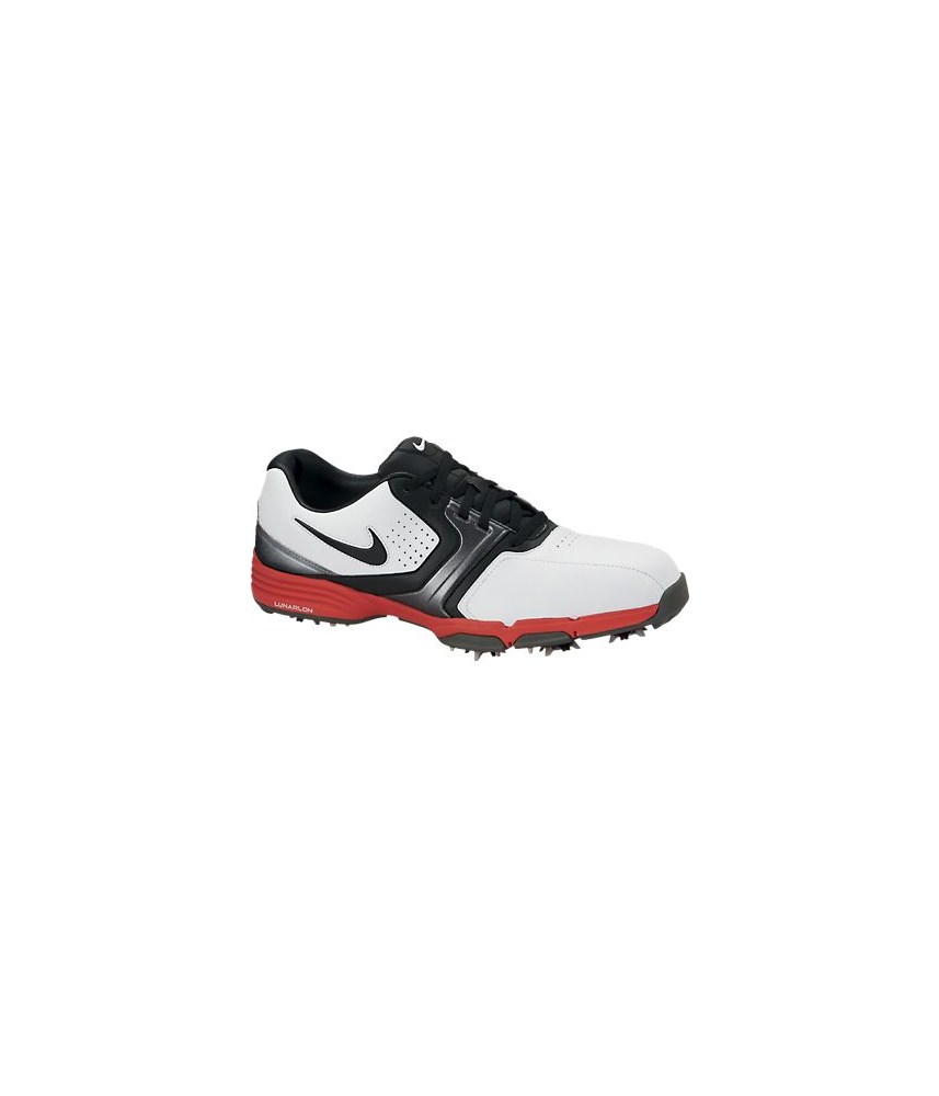 Golf Shoe Black White Saddle 32