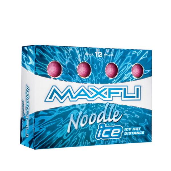 Maxfli Noodle Ice Golf Balls Pink Dozen