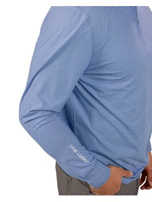 Black Clover Mens Members Only Q-Zip Pullover