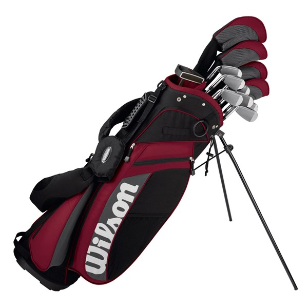 Wilson MOI Complete Golf Package Set 1 Inch Longer (Steel/Graphite)