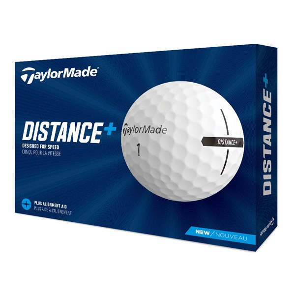 TaylorMade Distance Plus Golf Balls (12 Balls)