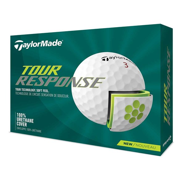 TaylorMade Tour Response White Golf Balls (12 Balls)