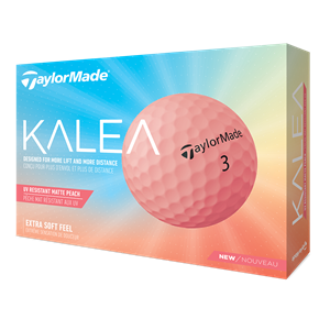 TaylorMade Ladies Kalea Matte Peach Golf Balls