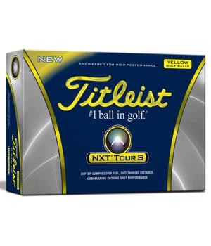 Titleist NXT Tour S Yellow Golf Balls (12 Balls) 2012