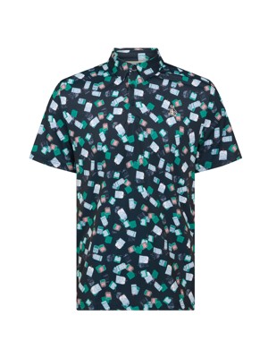Original Penguin Mens Pete's Travel Tag Caddy Polo Shirt