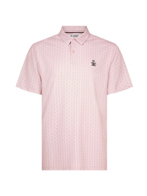 Original Penguin Mens All-Over Lifesaver Print Polo Shirt