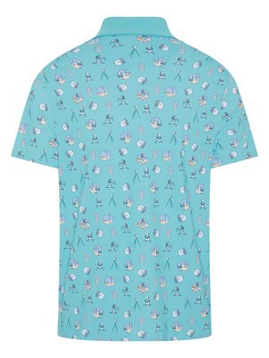 Original Penguin Mens Pete's Range Finder Novelty Polo Shirt