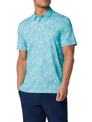 Original Penguin Mens Pete's Range Finder Novelty Polo Shirt