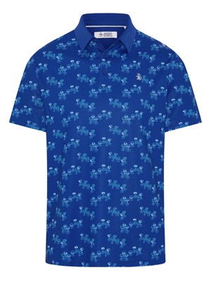 Original Penguin Mens Aerial Cocktail Novelty Polo Shirt
