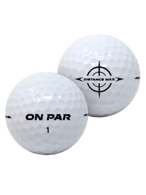 On Par Distance Max White Golf Balls 12 Balls