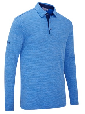 Ping Mens Creek Long Sleeve SensorCool Polo Shirt