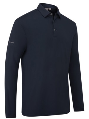 Ping Mens Demitri Long Sleeve SensorCool Polo Shirt