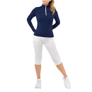 Pure Golf Ladies Tranquility Plain Mid Layer Pullover