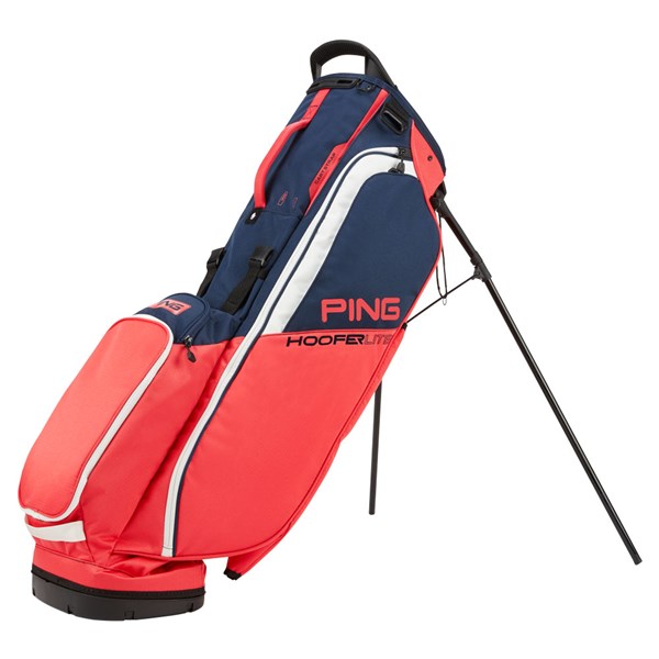 ping hoofer lite stand bag 36415 red navy white ex1