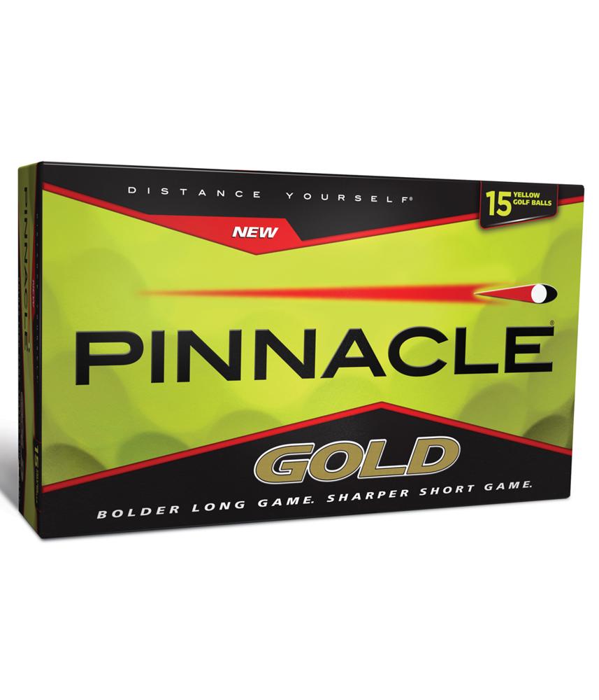 Pinnacle Gold Yellow Golf Balls (15 Balls)